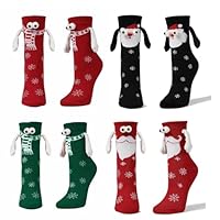 Kephay Coral Velvet Cartoon Monster Funny Socks for Women & Girls, 3D Novelty Face Winter Warm Thick Socks