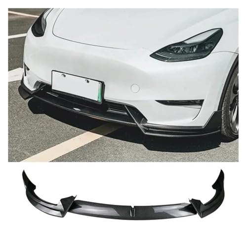 Lèvre de pare-choc avant Tesla Model 3/Y look carbone améliorant l'aérodynamisme - 4