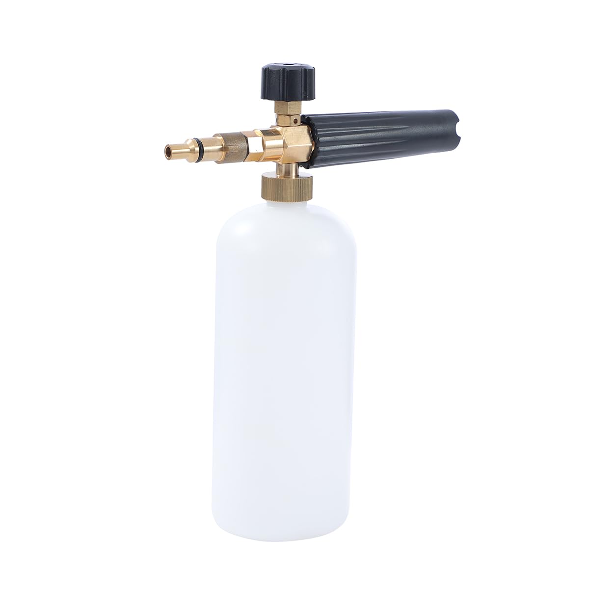 Aim Tools Snow Foam Lance Compatible with Nilfisk/Huter/Anlu/Kew/Alto & A&R Pressure Washer, 1L Foam Cannon Jet Wash Soap Dispenser Bottle with Adjustable Spray Nozzle for Car Washing