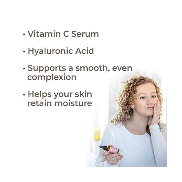 Plant-Therapy-Facial-Serum-with-Vitamin-C-Hyaluronic-Acid-1-oz-with-30-Hyaluronic-Acid-Ferulic-Acid-and-Vitamin-E-Reduces-the-Appearance-of-Fine-Lines-Wrinkles Plant Therapy Vitamin C Face Serum & Hyaluronic Acid, Anti-Aging Serum with Ferulic Acid, Vitamin E, Brightening Serum for Fine Lines & Wrinkles, 1 oz