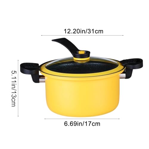 Olla a presión de aluminio 6.5 Quart Lovskoo miniatura 2