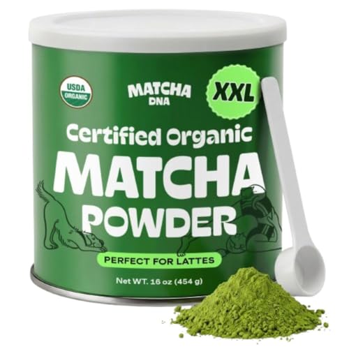 Matcha DNA Organic Matcha Powder - XXL 16oz TIN –...
