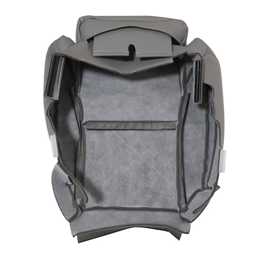 SecosAutoparts Driver & Passenger Side Bottom Replacement Leather Seat Covers Graphite Gray Compatible with Toyota Tundra Sequoia Based SR5 Limited 2007 2008 2009 2010 2011 2012 2013 by SecosAutoparts - Used condition - Image 7