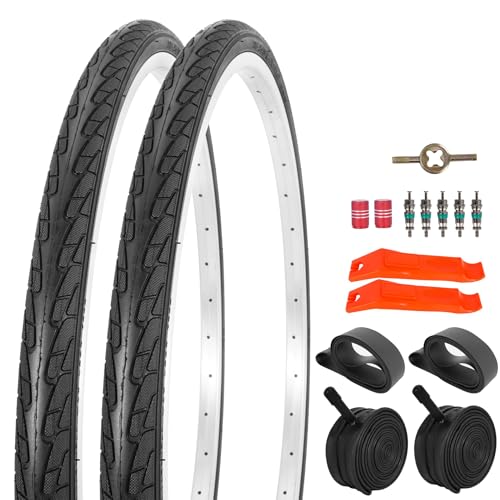 RUHUO 2Sets 24x1 3/8 Tires and Tubes (21