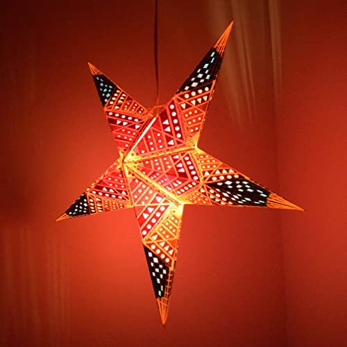 Image of Crux Paper Star Lantern with 12 Foot Power Cord Included