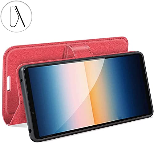 Capa Capinha Carteira Compatível Com Moto G71 Flip Case Top (vermelha)