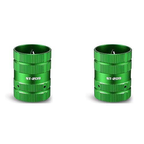 Aundhegrtt 2X Herramienta de Escariado de Tuberías [Ayudante Eficiente de Plomeros] Herramienta de Desbarbado para Limpiadores de Tuberías de Cobre Y PVC, Tubos Y Escariadores de Tuberías