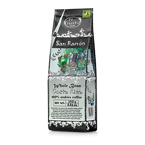 Costa Rican Coffee Medium Roast Whole Bean (8.8oz) - 100% Fresh Arabica Beans, Shade Grown & Local Sourced from San Ramón Village - Costa Rican Souvenirs, Perfect Coffee Lover Gift Cover