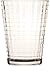 Circleware Clear Heavy Base Juice Drinking Glasses, 7 Ounce, 7 oz. set of 4, Windowpane 4pc