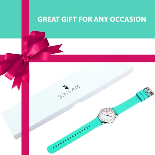 Image of Kids Analog Watch, Learning Watch for Kids 8-12, Waterproof Time Teacher Watches for Boys Ages 5-7 6-8, Easy to Read Educational Girls Watches Ages 8-12, Great Gift Boys Girls Year 4-12 Old Waterproof