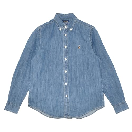 [ポロ ラルフローレン] コットン シャンブレー シャツ 323713843 長袖シャツ メンズ レディース (JP, アルファベット, S) [並行輸入品]