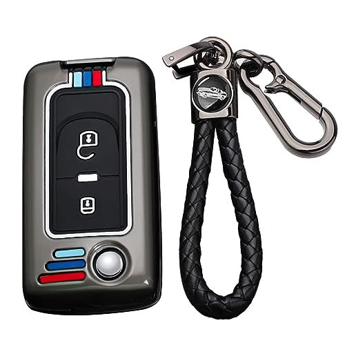 Coque de clé pliable pour Peugeot 2 boutons noir pour restaurer votre plip de voiture