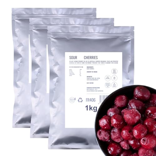 Ⓚ T[`F[ 1kg x 3 v3kg  wsgp Y sgp gRY t[c Ɩp All-Natural Frozen Sour Cherries