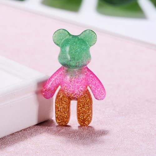 Image of Aesnefe Pocket Bear Hug, Anxiety Relief Gifts, Mental Health Positivity Gift for Anxious Friend, Autism Fidget Gifts for Teen, Surgery Worry Gift, Thoughtful Present for School Anxiety, Green Gold