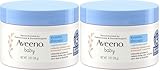 Aveeno Baby Eczema Therapy Nighttime Moisturizing Balm, Colloidal Oatmeal & Ceramide, Soothes & Relieves Dry, Itchy Skin from Eczema, Hypoallergenic, Fragrance-Free, Travel Size, 1 oz (Pack of 2)