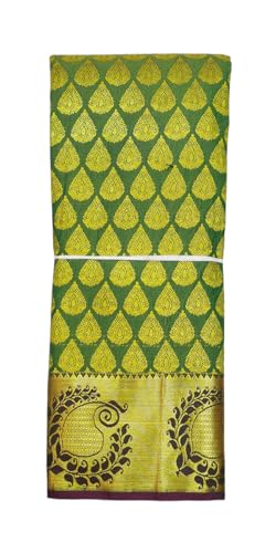 Image of VFCollections Women's Kanchipuram Silk Pure Pattu Sarees With Blouse