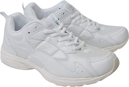 Amazon メンズ レディース キッズ ジュニア 白スニーカー 通学スニーカー 白スクールシューズ 通学靴 白靴 運動靴 作業靴 メッシュ 幅広 3e 軽量 通気性 Ngtt1600 キッズ ベビー