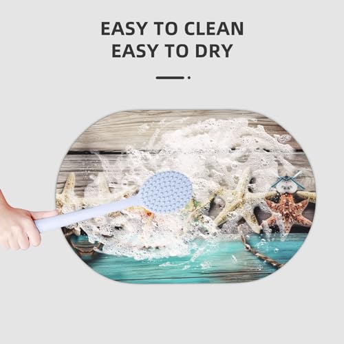 Tapis de bain super absorbant et antidérapant effet bois rustique - 7