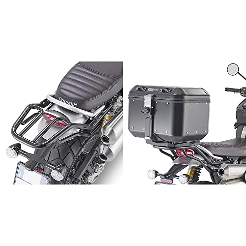 Portavaligie Givi Per Valigia Monokey®, Senza Targhetta Per Triumph Scrambler 1200 (19-20)