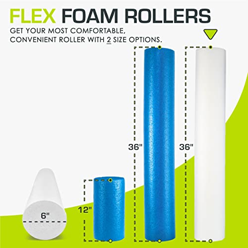 image for ProsourceFit Flex Foam Rollers for Muscle Massage, Physical Therapy, C