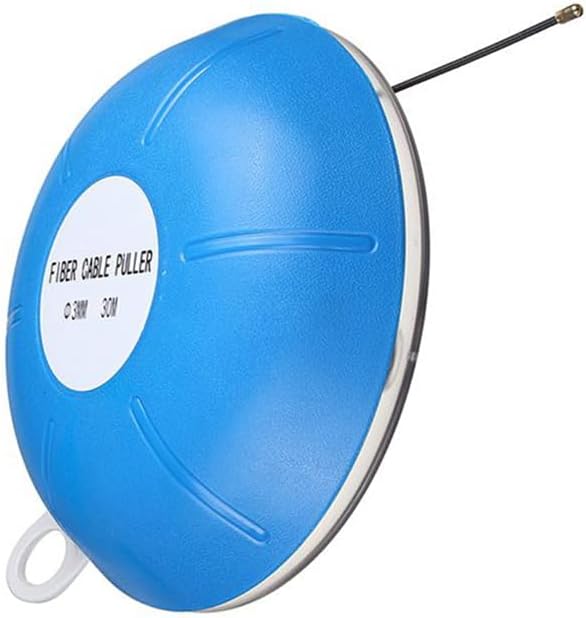 Fish Tape 3MM 20/30M Fiberglass Electric Cable Push Pullers Glass Fiber Threader Guide Device Conduit Duct Fish Tape Wire Reel Puller(30M)