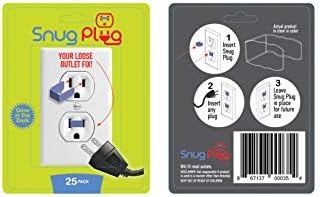 Snug Plug - Your Loose Outlet Fix (25/Pack Glow in The Dark)