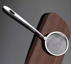 Generic Premium Stainless Steel Fine Mesh Strainer, Long Handle, Multi-Purpose Kitchen Sieve for Oil, Sugar, Food .db