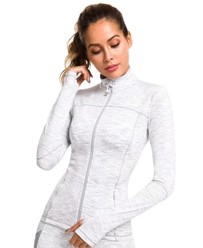Queenieke QK80927JACKET Womens Running Jacket Athletic Workout Jackets Track Full Zip Up Gym thumb #1