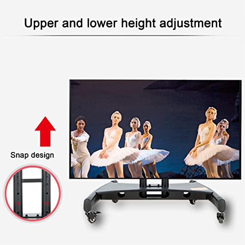 Carro para monitor bajo, soporte móvil para TV 32-75 pulg miniatura 3