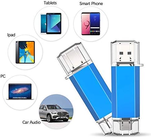 KOOTION USB C Flash Drive 32 GB 2 in 1 USB 3.0 + USB Type C Thumb Drive High Speed up to 90 MB/s Dual OTG Thumb Drive USB Stick for Samsung, Huawei, MacBook, Chromebook Pixel etc.