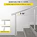 VEVOR Stainless Steel Handrail 551LBS Load Handrail for Outdoor Steps 39x34