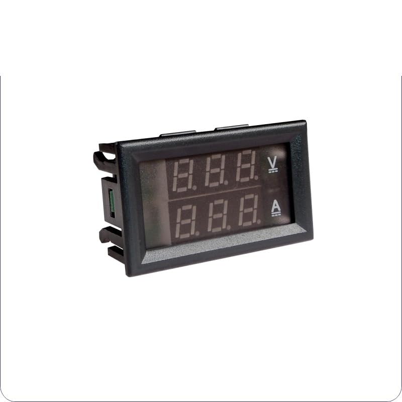 Voltmètre numérique DC 0-300V double affichage LED avec testeur d'ampères 20A direct sans shunt