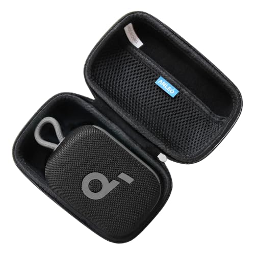 Anleo Hard Travel Case for Soundcore Select 4 Go Bluetooth Shower Speaker (Black)