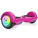 SISIGAD Hoverboard Self Balancing Scooter 6.5" Two-Wheel Self Balancing Hoverboard with LED Lights Electric Scooter for Adult Kids Gift UL 2272 Certified - Purple