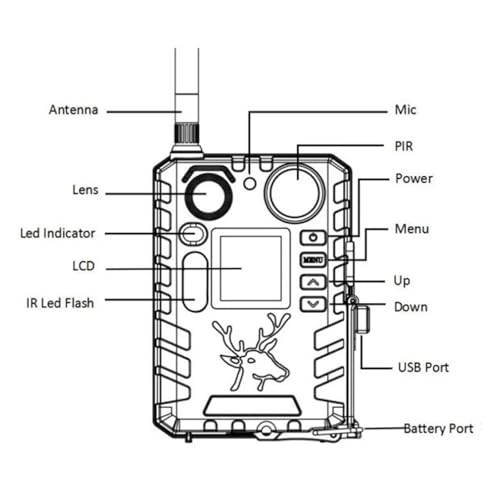 Wildlife Camera 4G Wireless Hunting Trail Camera 940nm Black IR Night Vision Camera Invisible Game Camera Motion - Image 7