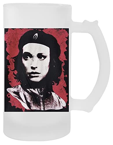 Kira Che Guevara Transparente Taza para Cerveza Con Mango Transparent Mug For Beer