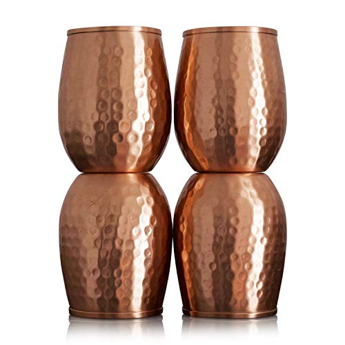 Kosdeg Copper Cups 12 Oz set of 4 - A New Way To