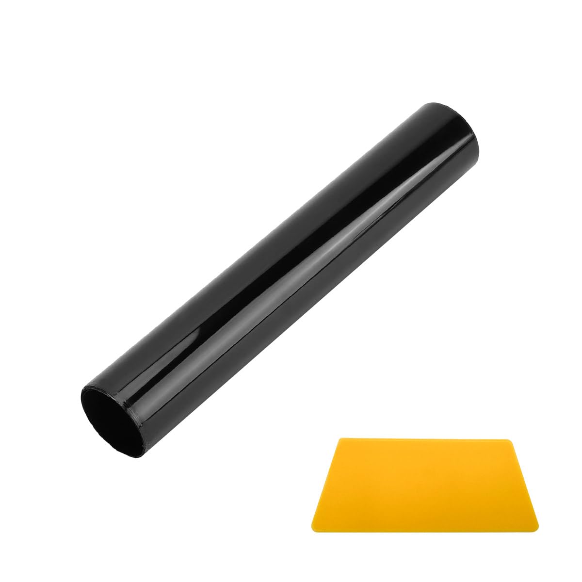 Kewucn Car Window Sun Visor Strip Tint Film, Auto Tint Film for UV Rejection and Heat Reduction, Front Windshield Solar Protection Film for Shading and Filtration, Car Accessories (Black)