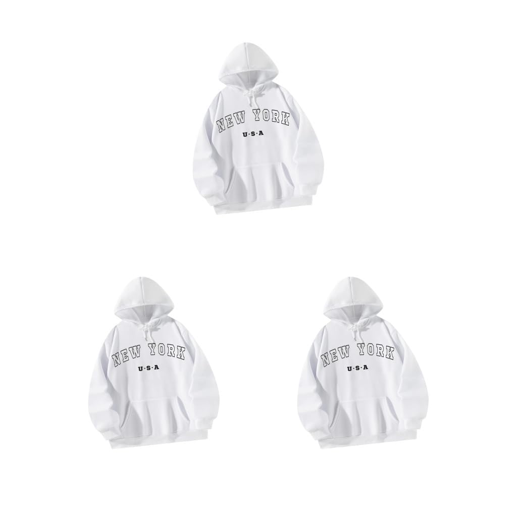 Damskie bluzy z kapturem bluza dziewczęca bluza z nadrukiem bluza ze sznurkiem sweter bluza z kapturem 2XL
