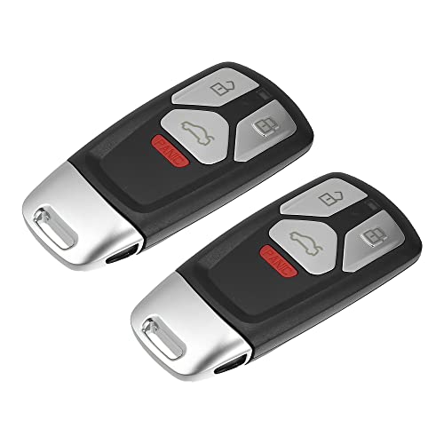 Coque de clé intelligente Audi A4 A5 Q7 TT boîtier rechange 4 boutons