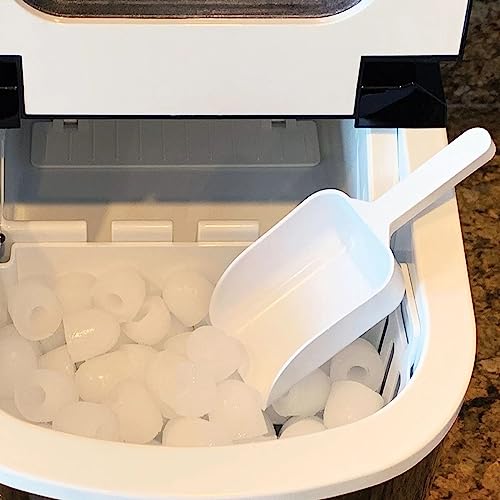 Fabricadora de hielo portátil de 27 lb color plata miniatura 2