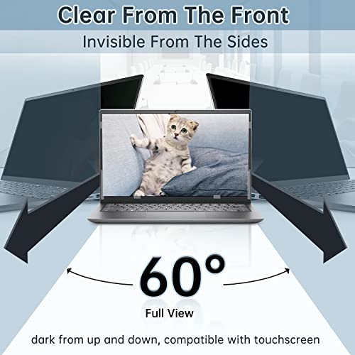 Laptop Privacy Screen 14 Inch, 16:9 Aspect Removable Privacy Screen Filter For 14 Inch Laptop Widescreen, Anti Glare Blue Light Laptop Screen Privacy Shield 14 In Compatible With Chromebook Hp Envy/ Dell/ Asus/ Acer/ Samsung/ Lenovo Yoga By Iprokko #TOP6