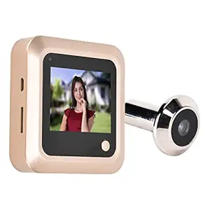 Video Doorbell, 145 degree Wide Angle Peephole Door Bell Viewer HD Wired Electronic for Household
