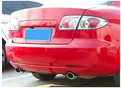 1pcs Silver Stainless Steel Exhaust Tail Rear Muffler Tip Tailpipe Trim For Honda HR-V HRV 2015 2016 2017 2018 2019 2020 2021