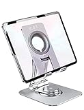 【Compatibilidad】el soporte para tablet puede soportar tabletas de hasta 13.5", incluye iPad Pro 12.9", iPad Air Mini, iPhone y todos los teléfonos celulares.
