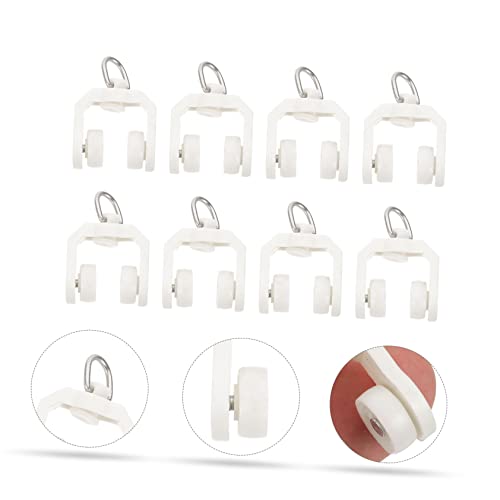 Polea de riel de cortina de acero inoxidable MAGICLULU 100 piezas 3