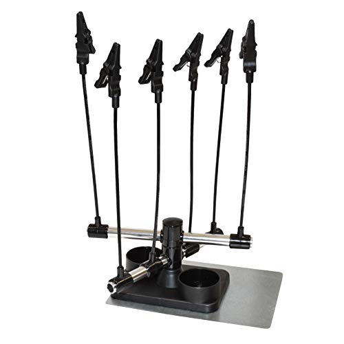 6-Fach-Airbrush-Werkstückhalter flexibel Halter Modellbau Lackierständer Ständer Cover