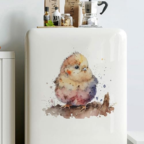 Vinilos Decorativos Pollitos Acuarela para Pared 30x25 cm miniatura 4