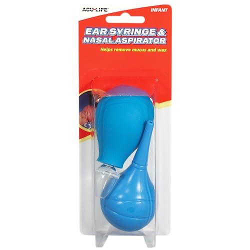 AcuLife Baby Aspiratore Nasale e Orecchie Siringa