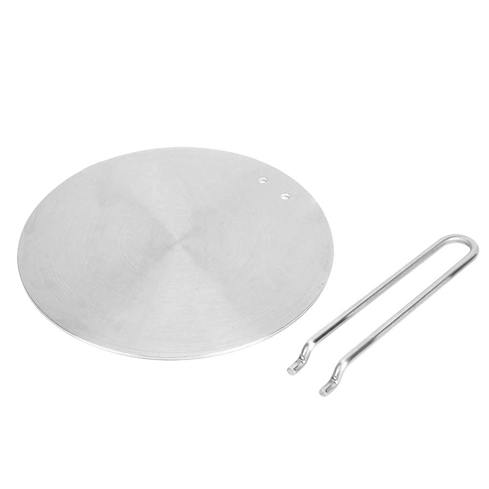 Adattatore piastra di induzione del diffusore di calore con piastra elettrica a gas convertitore in acciaio inossidabile Accessori adatti per uso domestico(20cm)